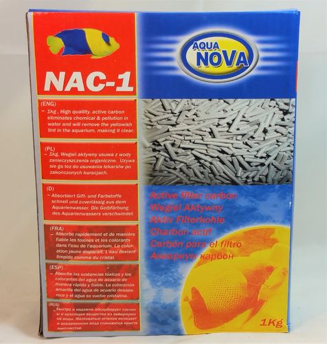 Aqua Nova Aktivkohlepellets im Filterbeutel 1 kg