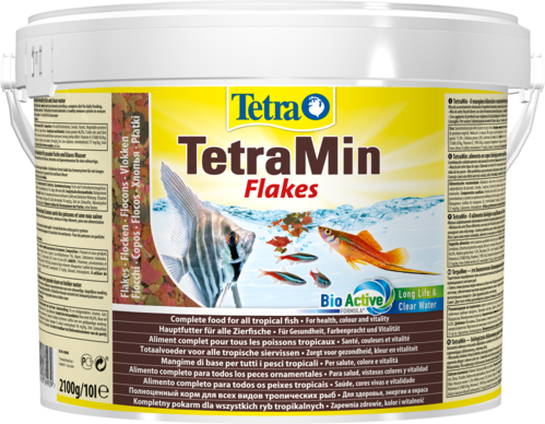 TetraMin 10 Liter Flockenfutter für Zierfische