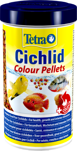 Tetra Cichlid Colour Pellets 500ml