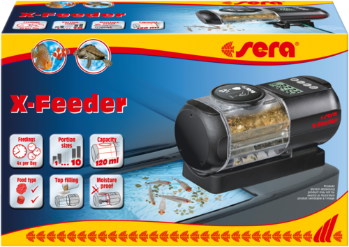sera X-Feeder-Futterautomat für Flocken und Granulate