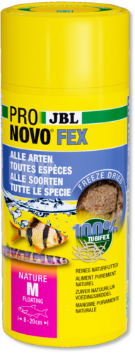 JBL ProNovo Fex 250ml FD Tubifex Würfel für Zierfische